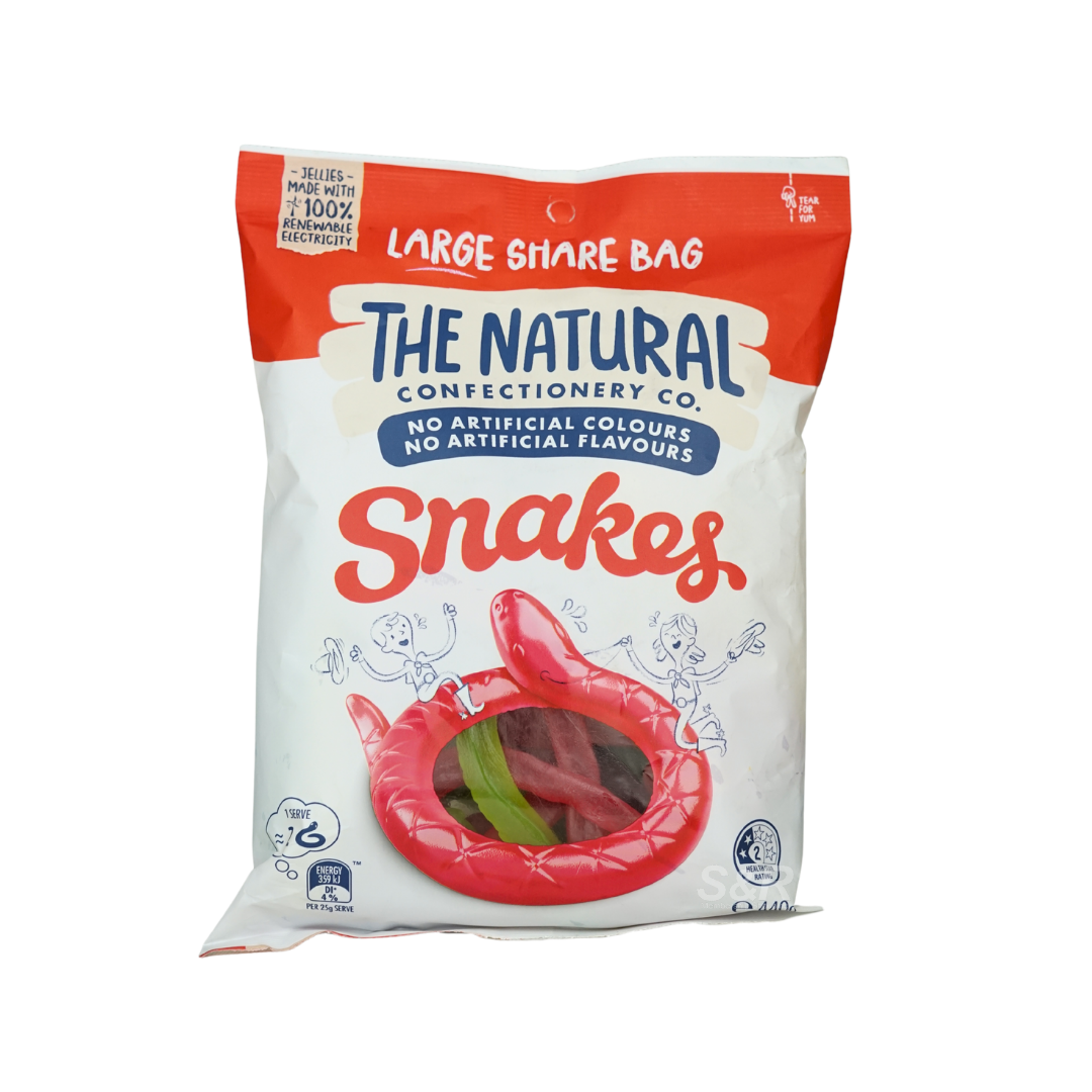 The Natural Confectionery Co. Snakes Candy 430g